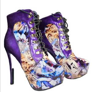 Show Story Stiletto Heel Ankle Boots. Women's Size 38/7.5 US